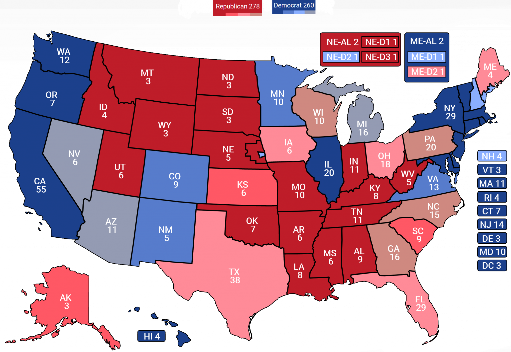 2024 Battle Outside Raging 4.0 (Trump victory in 2020) 270soft Campaigns